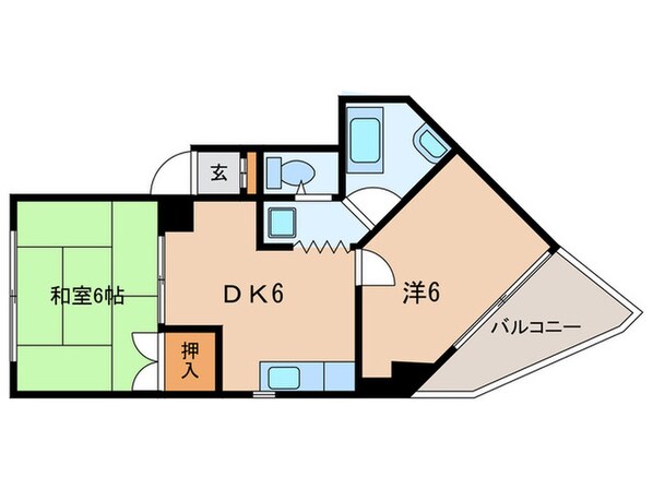 なり駒サ－ドビル(第3)の物件間取画像